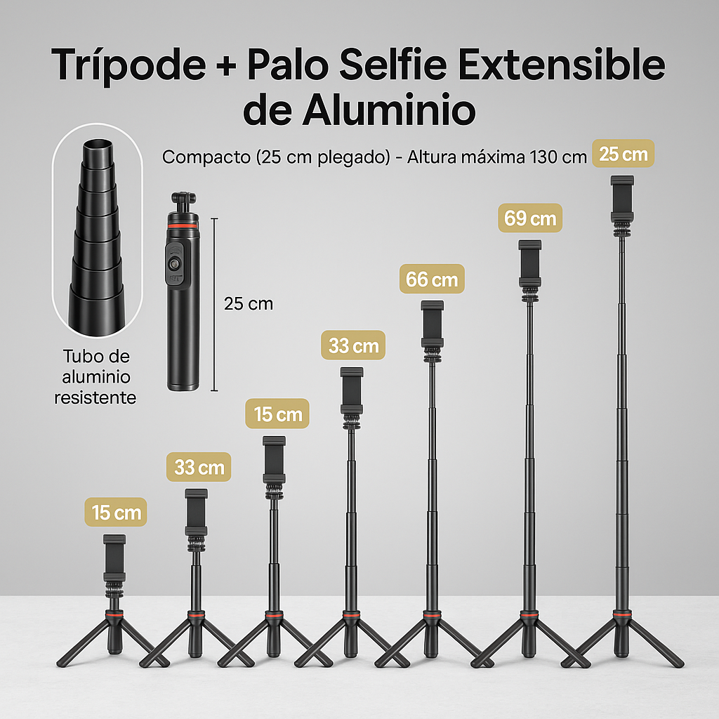Tripode Stick Keephone "Campod" 130cm