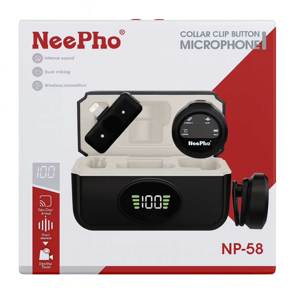 Microfono Inalambrico de Solapa Neepho NP58