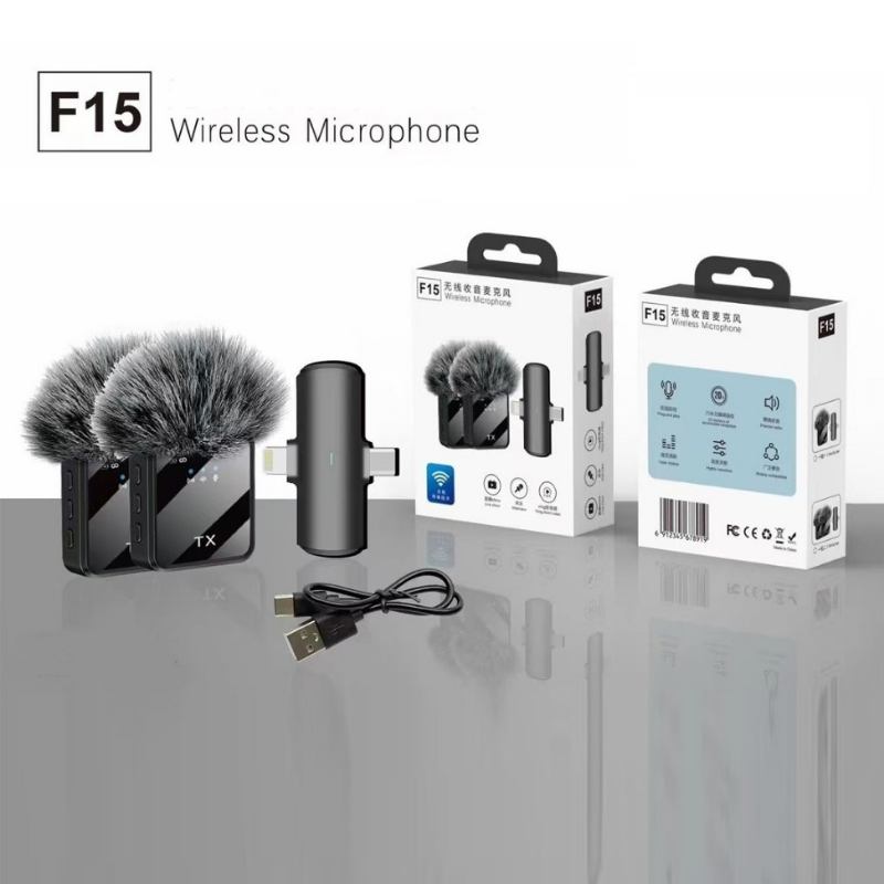 Microfono Inalambrico de Solapa F15-2