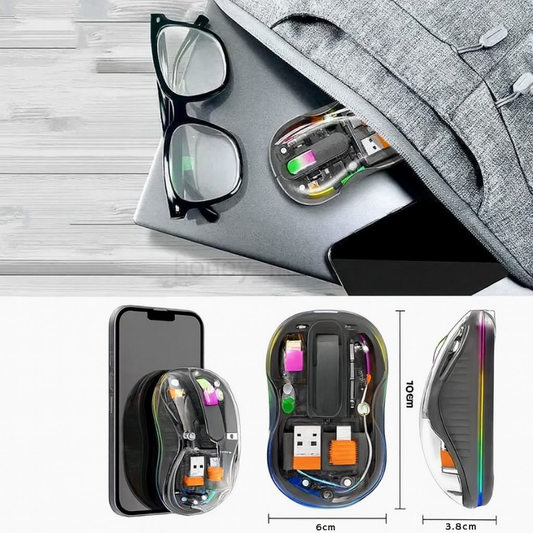 Mouse Inalambrico Coteci Crystal