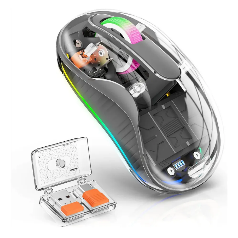 Mouse Inalambrico Coteci Crystal