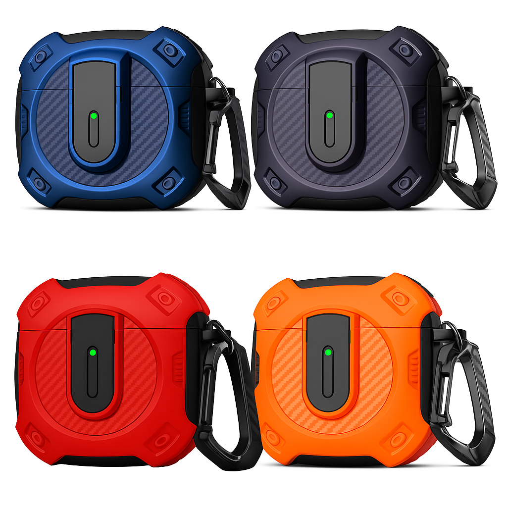 Case Antishock Carbono Airpods Generación 4