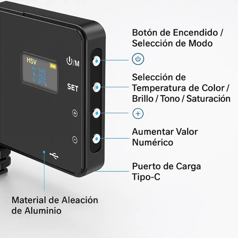 Pandel de Luz RGB Neepho L3