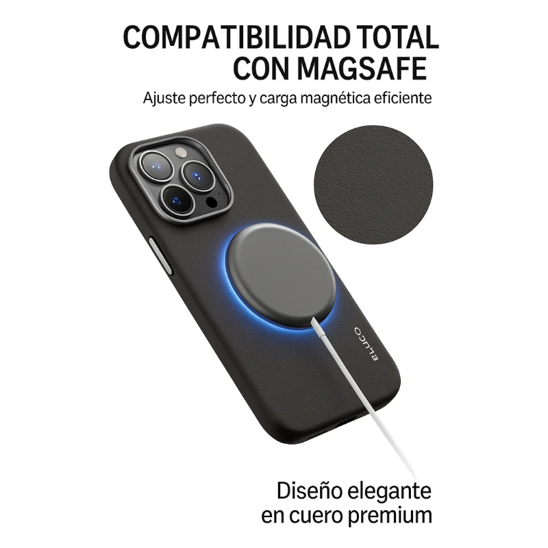 Funda Negra Mr Gorilla Leather Magnetic