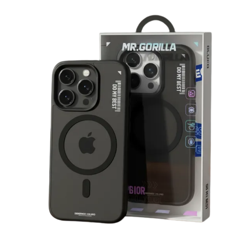 Funda Negra Mr Gorilla Dual Color
