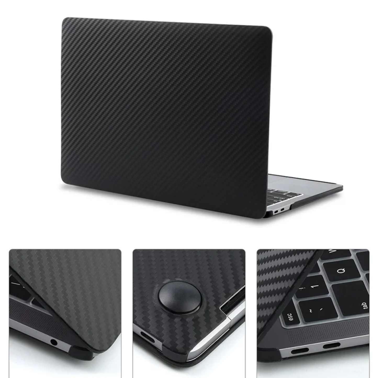 Case para Macbook Negro Carbono