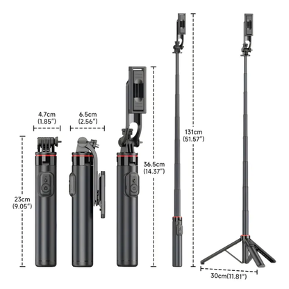 Tripode Stick Keephone "Selfy" 130cm