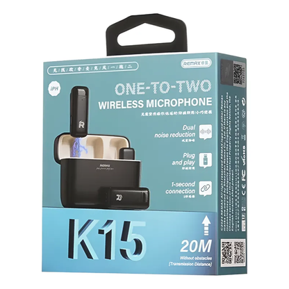 Microfono Inalambrico de Solapa Remax K15